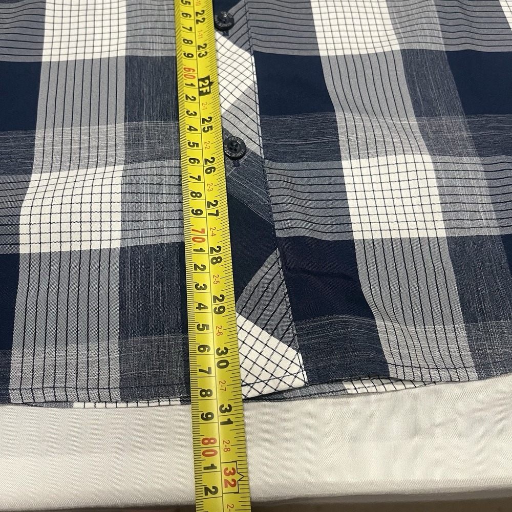 Orvis Fishing Shirt Mens Size 2XL Blue Plaid Outdoors Hiking Performance Stretch - Picture 6 of 6